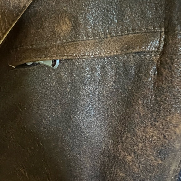 Gino’s Italian leather blazer US XL - Picture 3 of 8